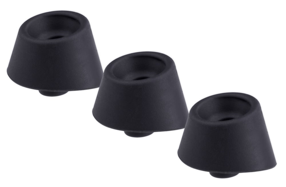 Testine di ricambio Womanizer per Duo, Duo 2 e InsideOut: set da 3, Nero M, foto 1