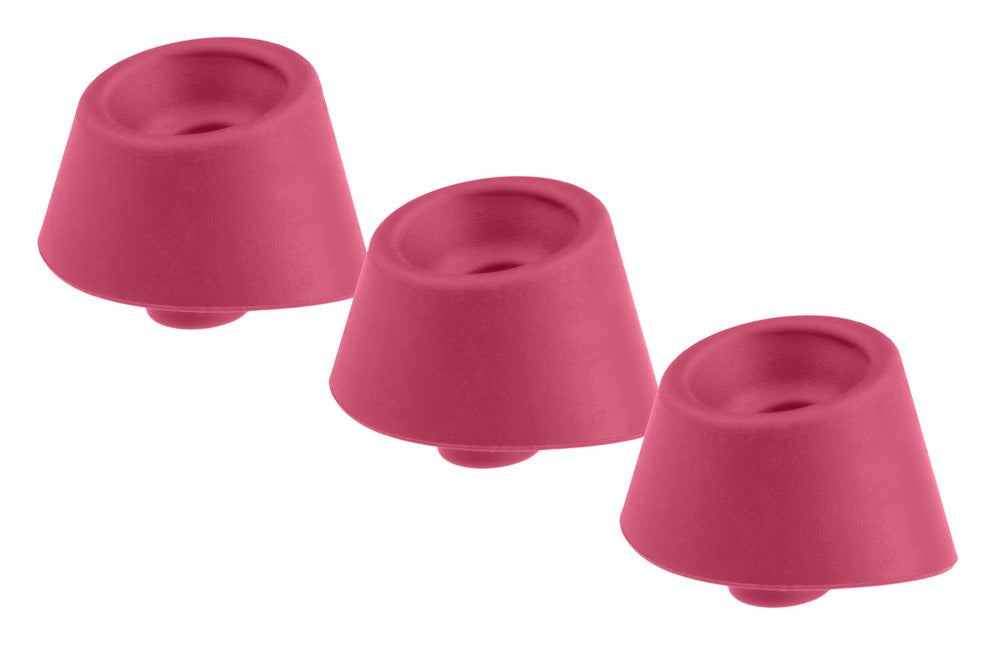 Testine di ricambio Womanizer per Duo, Duo 2 e InsideOut: set da 3, Lampone M, foto 1
