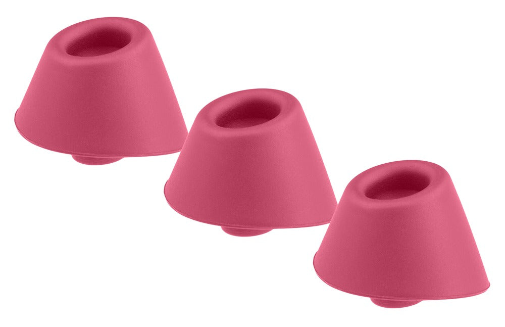 Testine di ricambio Womanizer per Duo, Duo 2 e InsideOut: set da 3, Lampone S, foto 1