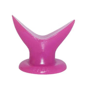 Espansore anale rosa acceso FAAK-065 a forma di V con base circolare