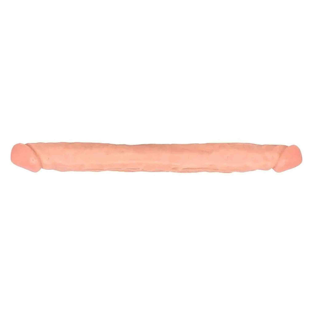 Dildo doppio Flesh 13 pollici rosa chiaro vista frontale