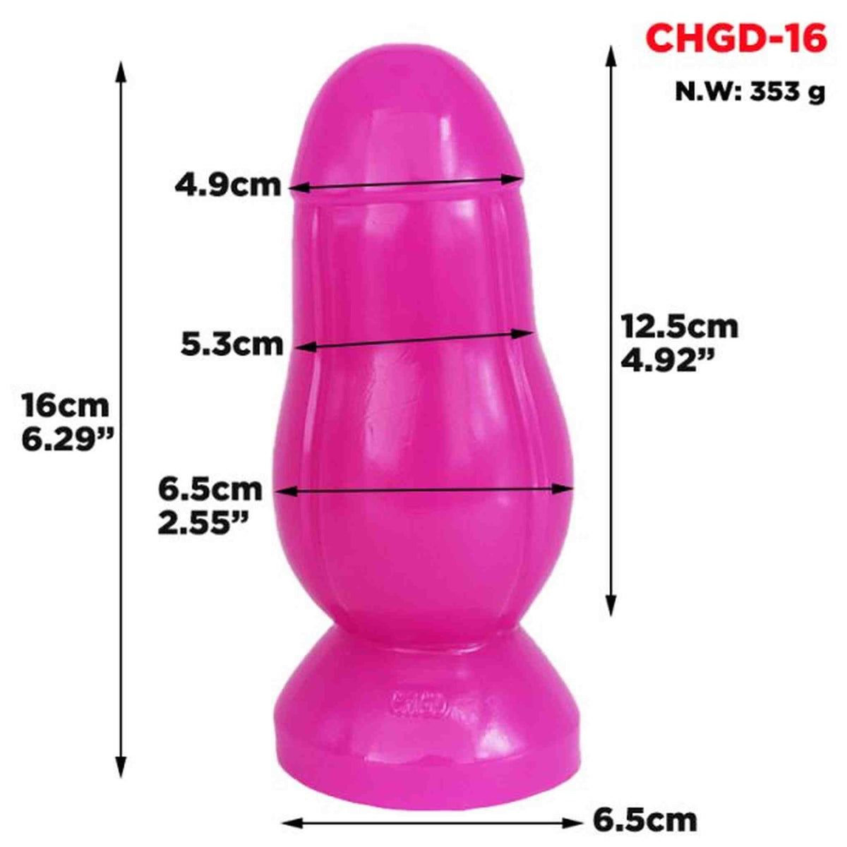 15.6cm Small Tomato Anal Plug