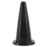 Plug analico conico nero Magmara FAAK in silicone lucido