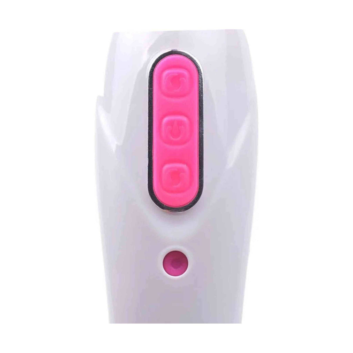 Dettaglio pulsante vibratore Lillo tre icone modalità accensione intensità