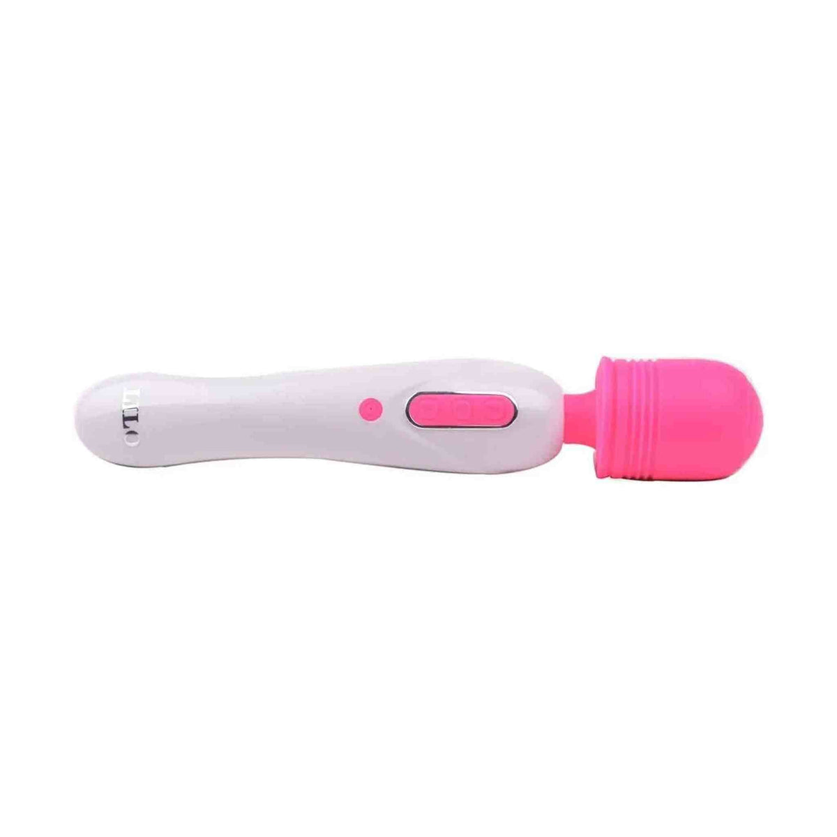 Vibratore wand Lillo vista profilo manico ergonomico indicatore luminoso