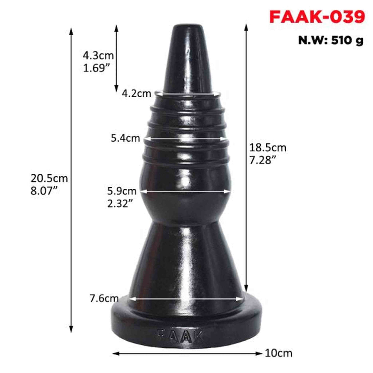 20.5 cm Lamp Tower Anal Plug