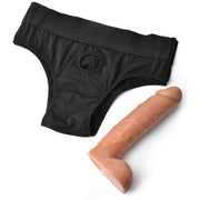 Sleeve pene silicone e fascia elastica nera per mutande