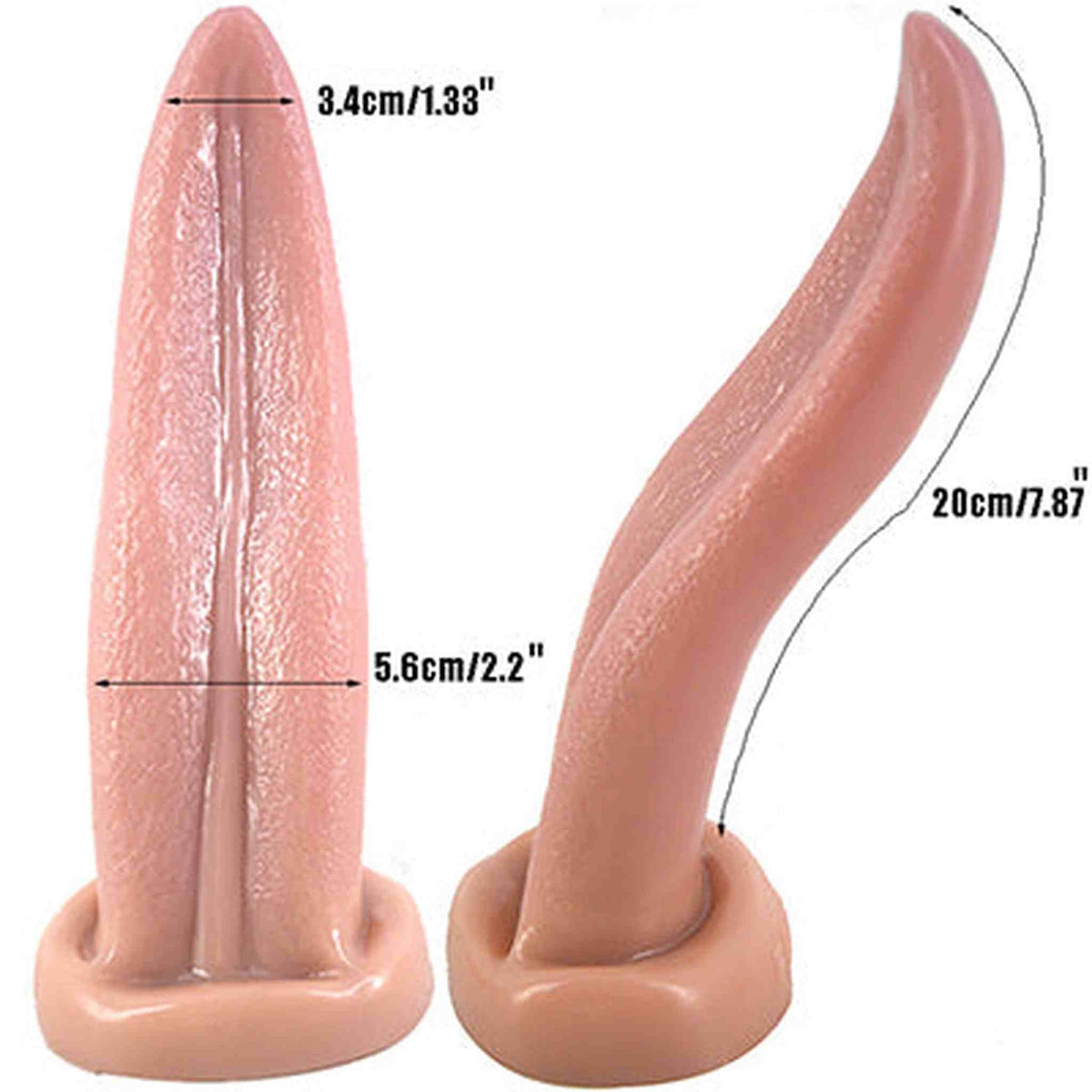 22 cm Tongue Shape Anal Plug