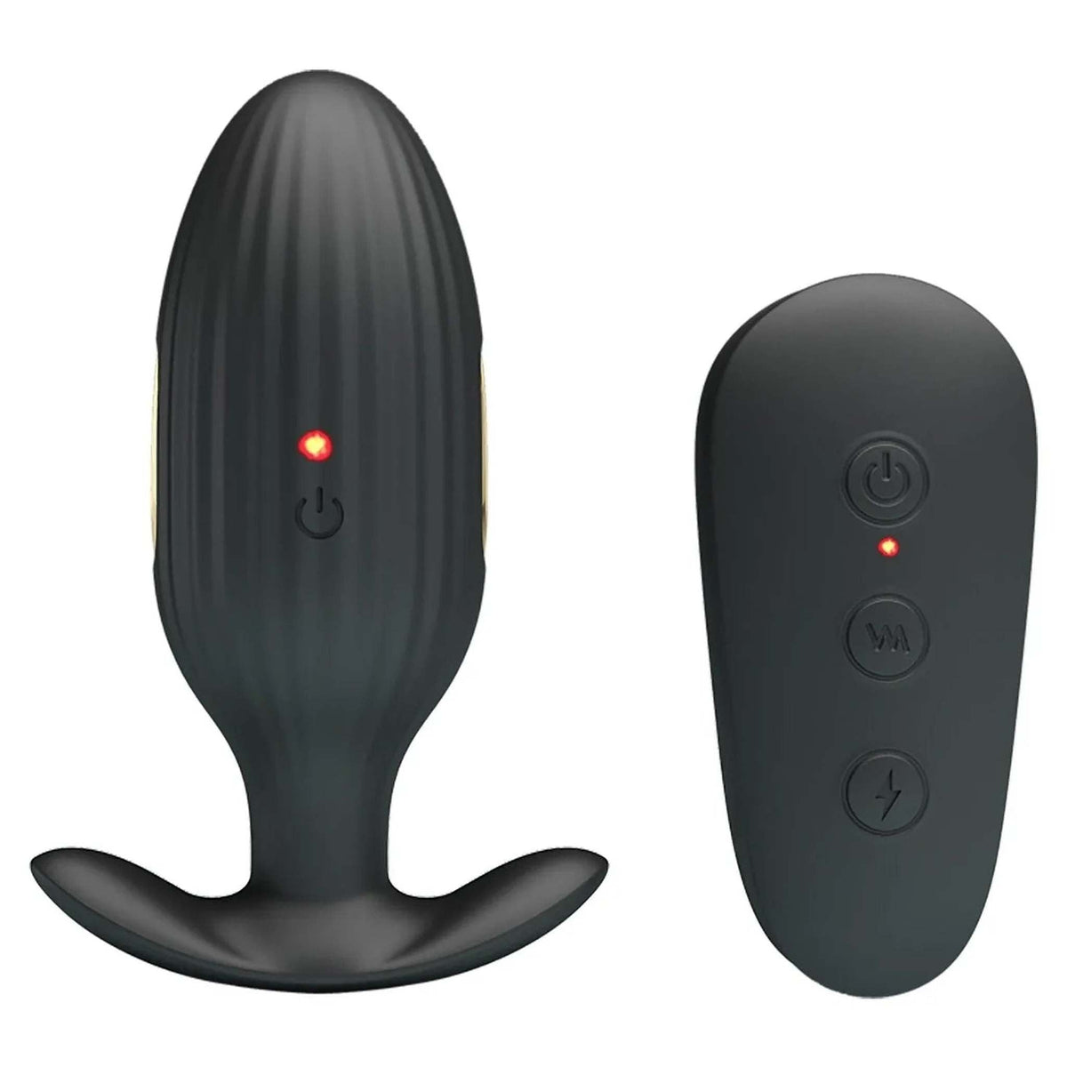 24K Plug Anale Wireless con Vibrazione ed Elettroshock