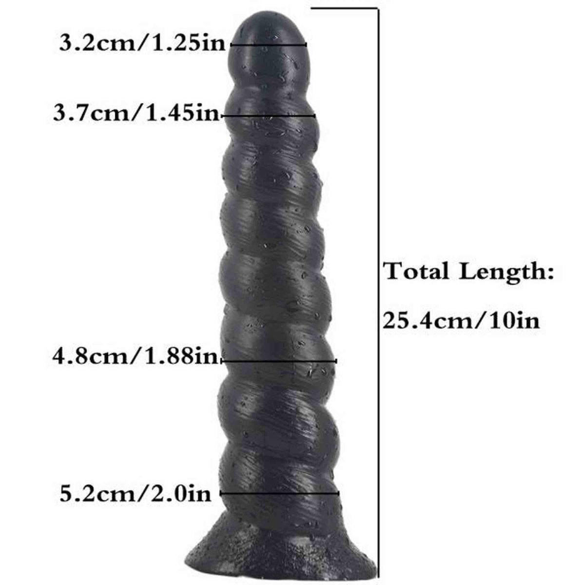 25.5cm Conch anal plug