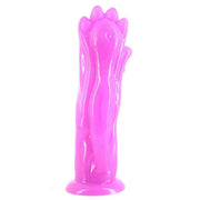 Plug anal zampa di orso rosa acceso superficie liscia