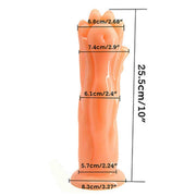 Misure plug anal zampa di orso arancione chiaro 26 cm