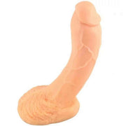 26cm Big curve dildo large testicle with no Suction Snake Shape Anal Plug
