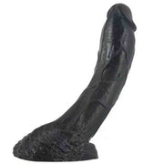 26cm Big curve dildo large testicle with no Suction Snake Shape Anal Plug