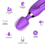 3 in 1 Vibratore Rabbit e Plug Anale