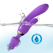 3 in 1 Vibratore Rabbit e Plug Anale