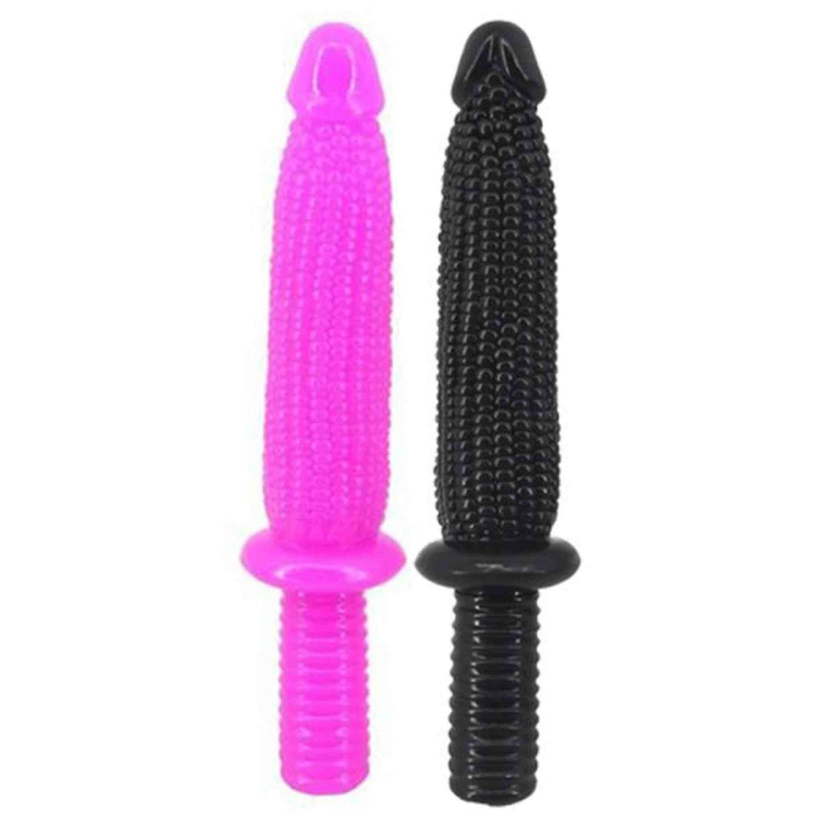 33 cm Corn Dildo Human Glans with Handle Big Anal Plug