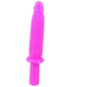 33 cm Corn Dildo Human Glans with Handle Big Anal Plug
