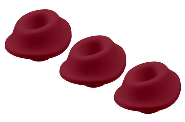 Testine di ricambio Womanizer per Premium 2 e Classic 2: set da 3, Bordeaux S, foto 1