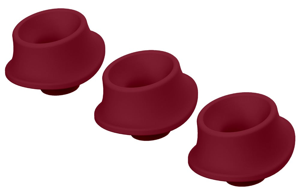 Testine di ricambio Womanizer per Premium 2 e Classic 2: set da 3, Bordeaux L, foto 1