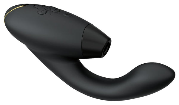 Womanizer Duo 2: succhia clitoride con braccio vibrante per il punto G, Nero, foto 1