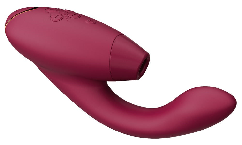 Womanizer Duo 2: succhia clitoride con braccio vibrante per il punto G, Bordeaux, foto 1
