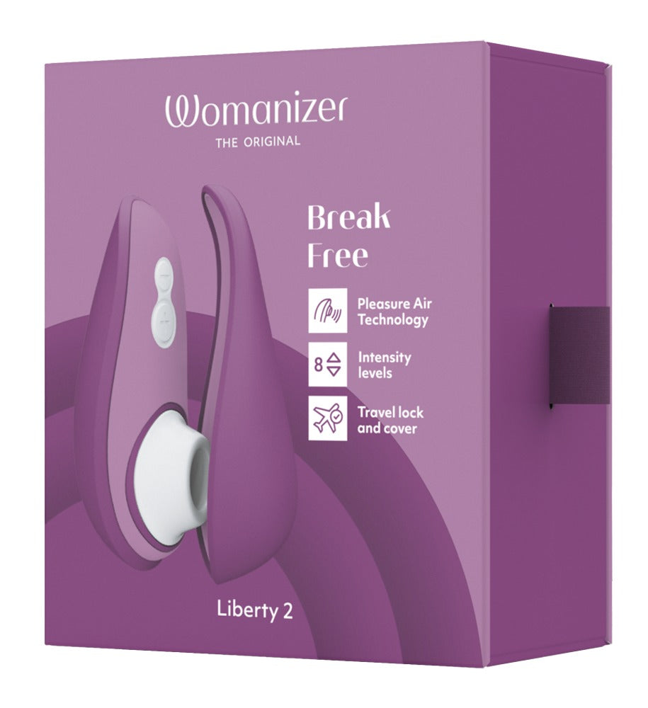 Womanizer Liberty 2: succhia clitoride da viaggio con cover magnetica, Viola, foto 3