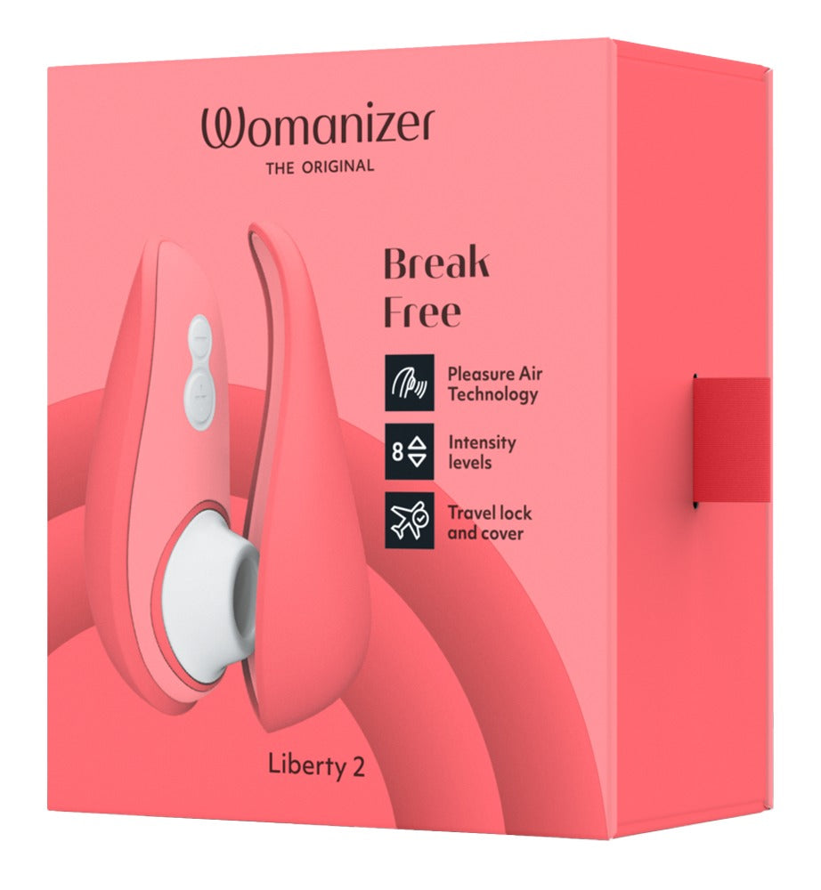 Womanizer Liberty 2: succhia clitoride da viaggio con cover magnetica, Rosa, foto 3