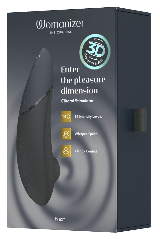 Womanizer Next: succhia clitoride 3D Pleasure Air a 14 livelli, Nero, foto 3