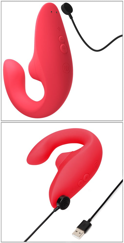 Womanizer Blend: succhia clitoride e vibratore punto G in uno, Corallo, foto 5
