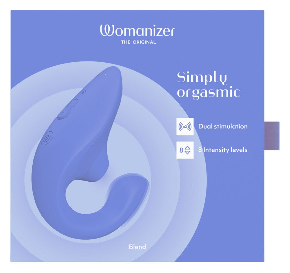 Womanizer Blend: succhia clitoride e vibratore punto G in uno, Blu, foto 3