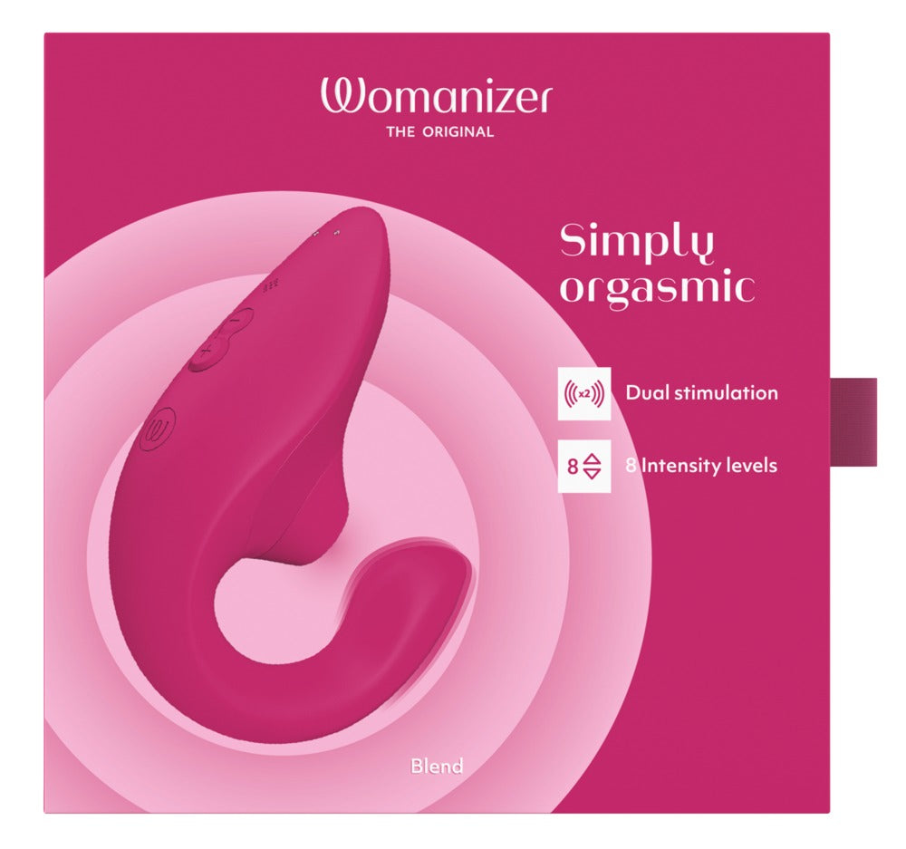 Womanizer Blend: succhia clitoride e vibratore punto G in uno, Magenta, foto 3