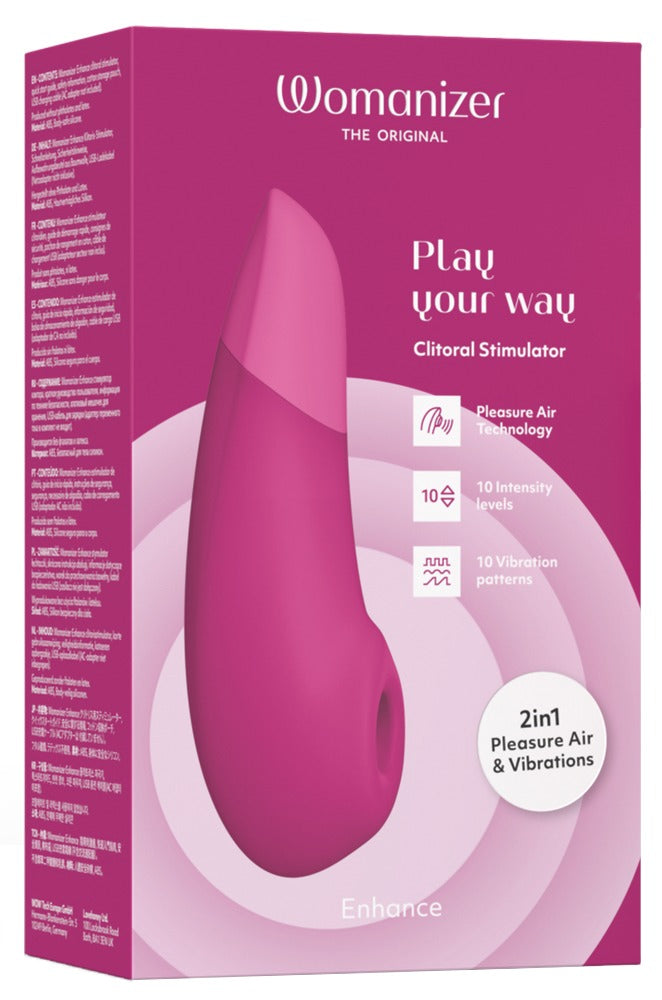 Womanizer Enhance: succhia clitoride con vibrazioni We-Vibe, Fucsia, foto 3
