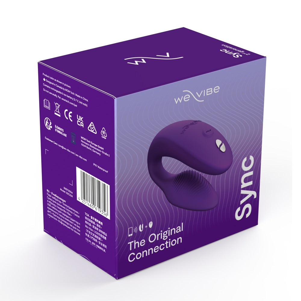 We-Vibe Sync2: vibratore di coppia regolabile su due snodi, Viola, foto 7