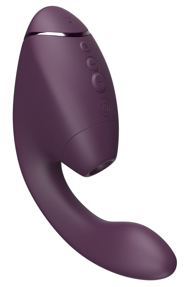 Womanizer Next Duo: succhia clitoride 3D e vibratore per il punto G, Viola scuro, foto 1
