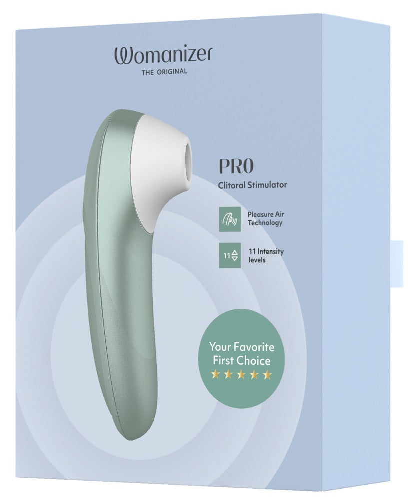 Womanizer Pro: succhia clitoride Pleasure Air a 11 livelli, Verde salvia, foto 3
