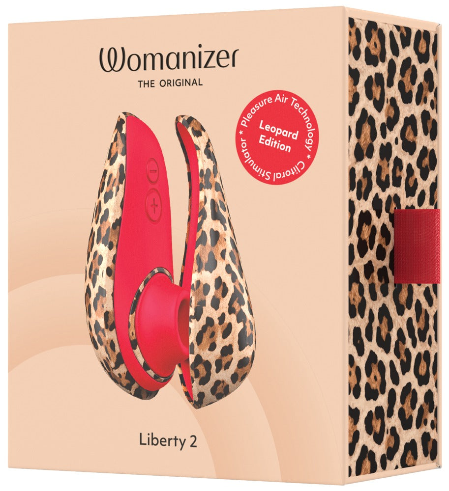 Womanizer Liberty 2: succhia clitoride da viaggio con cover magnetica, Leopardato, foto 3