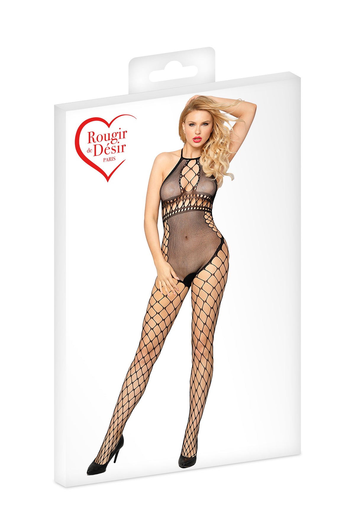 Tuta in Rete Larga C01 Rougir de Désir – Catsuit Aperta, foto 3