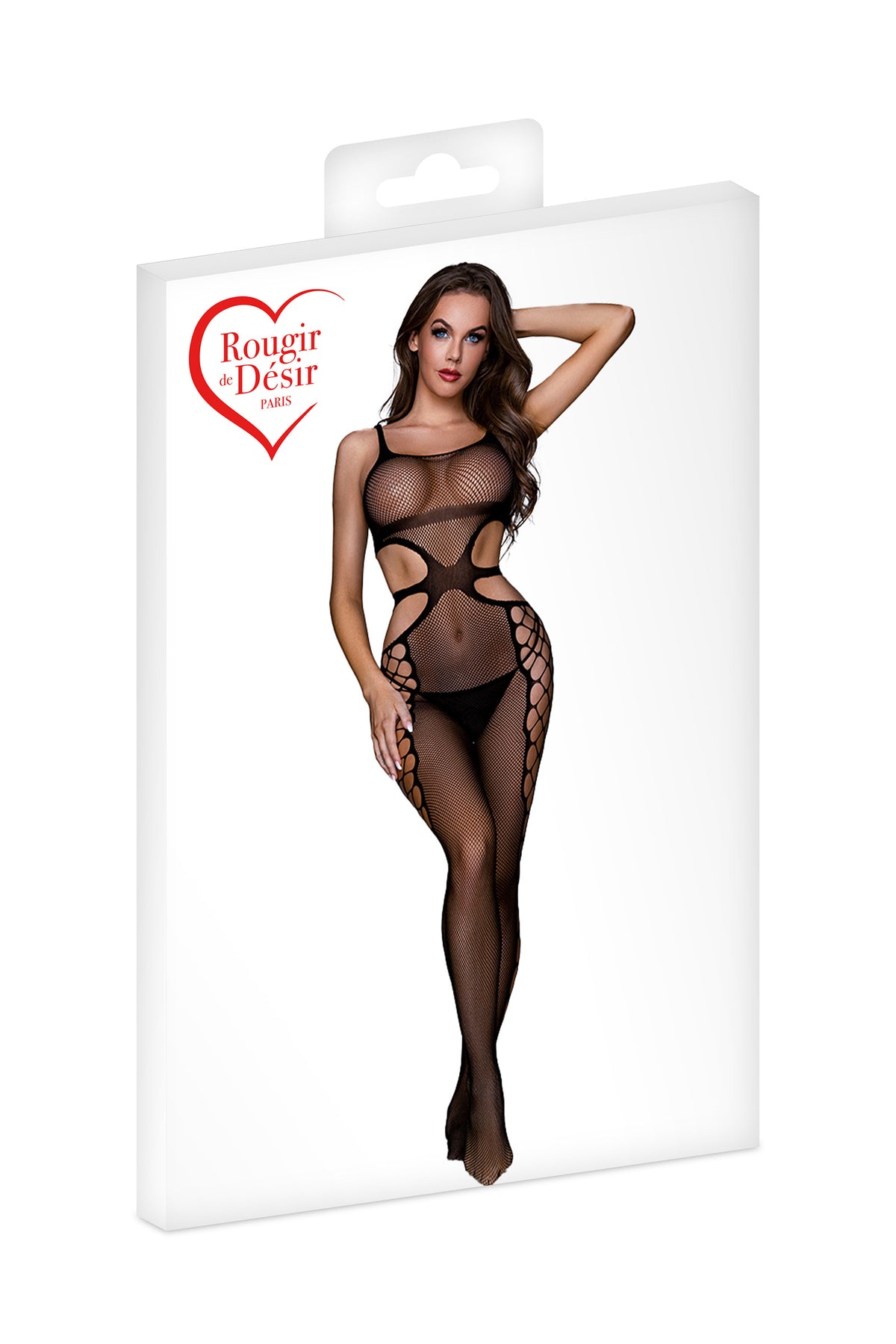 Tuta in Rete C05 Rougir de Désir – Catsuit Aperta all'Inguine, foto 3