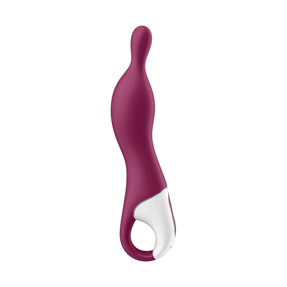 Vibratore Satisfyer A-Mazing 1 dettaglio superficie morbida e impugnatura integrata