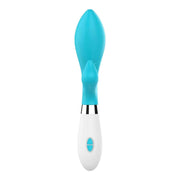 Achelois Vibratore Rabbit in Silicone con 10 vibrazione diverse - Azzurro