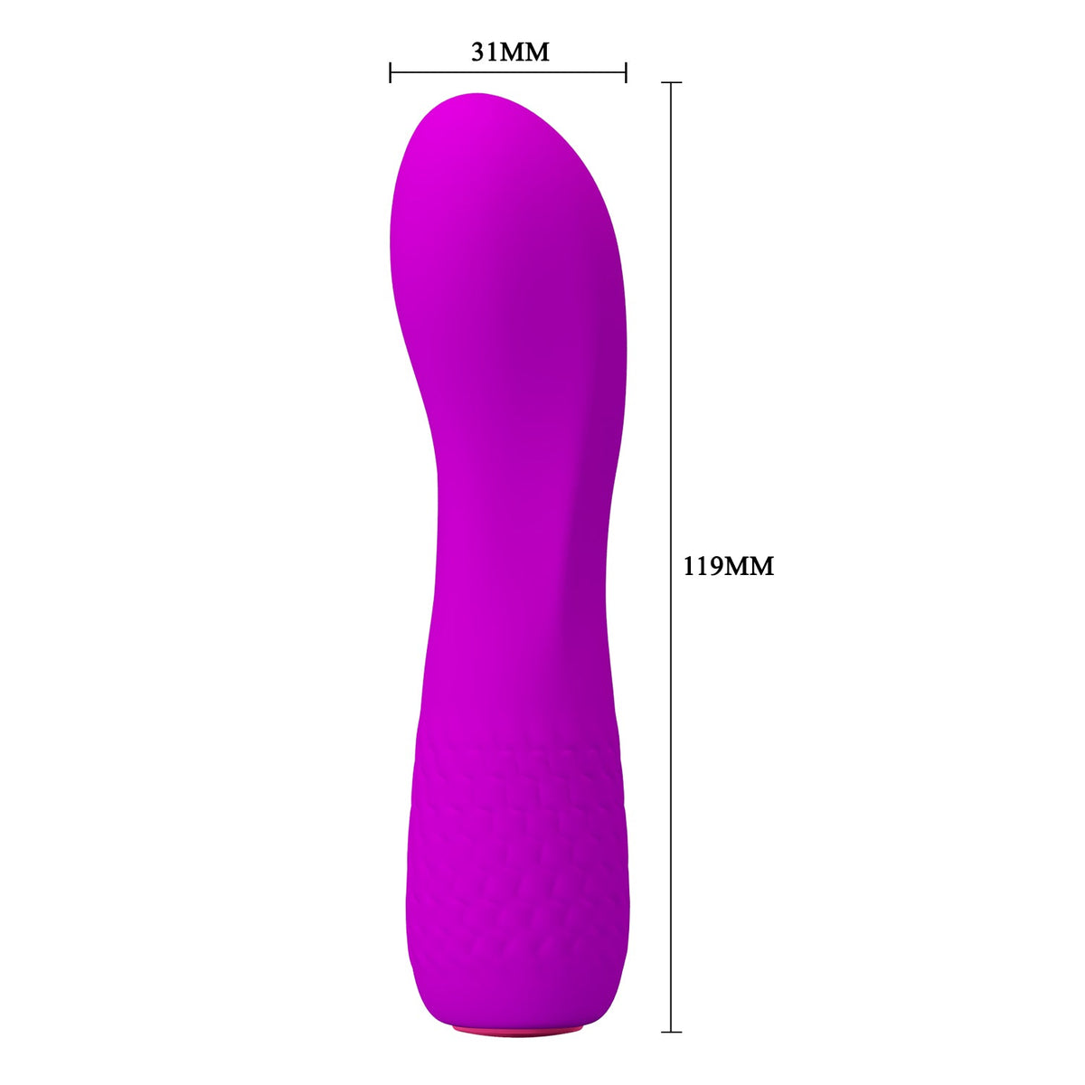 Adalice Vibratore Punto G in Silicone 12 vibrazioni