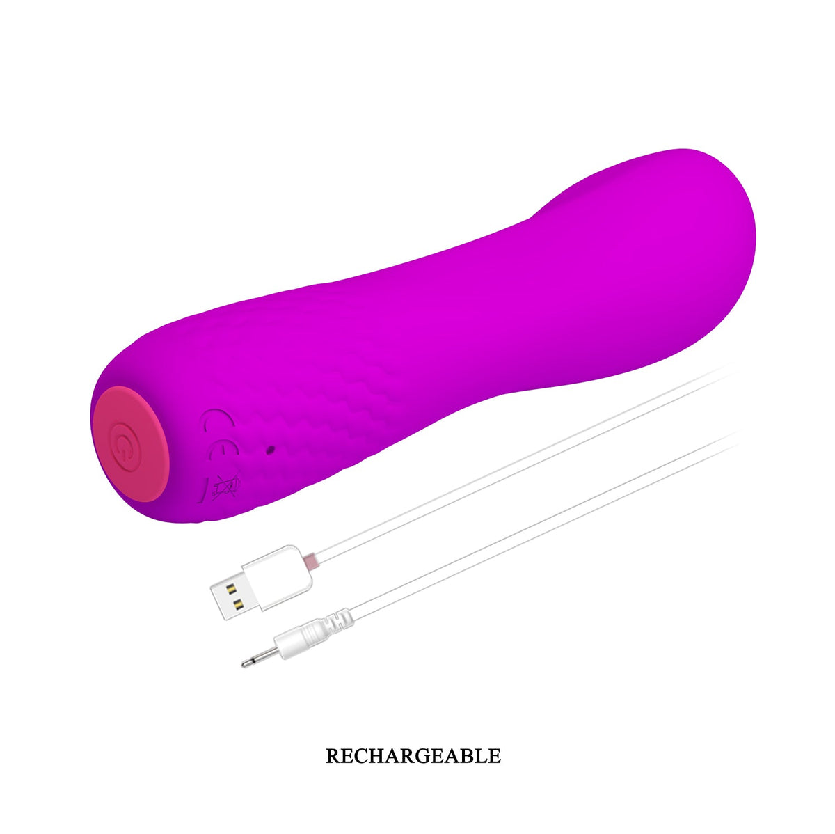 Adalice Vibratore Punto G in Silicone 12 vibrazioni