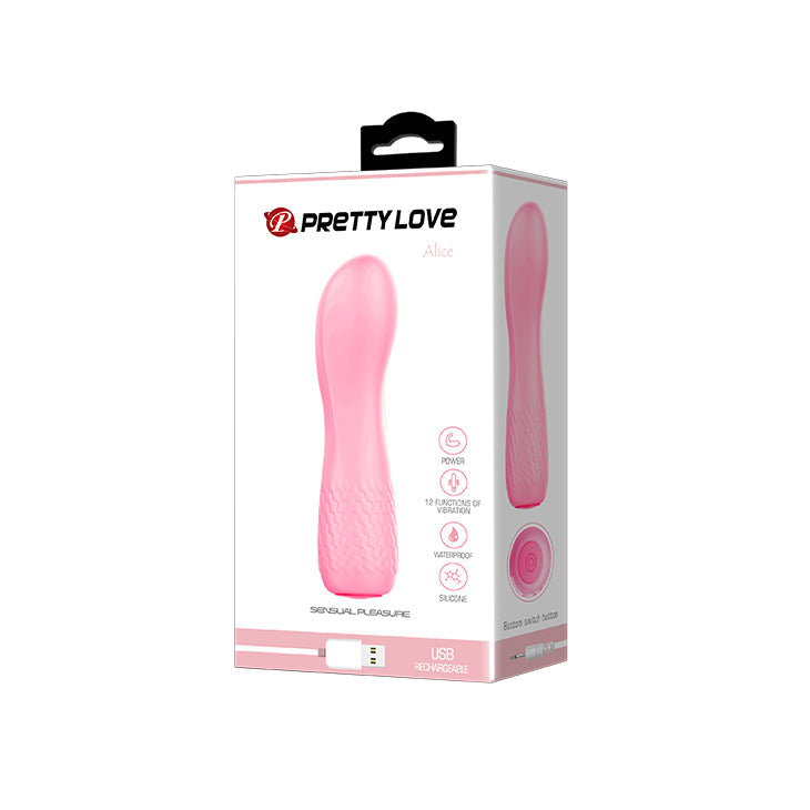 Adalice Vibratore Punto G in Silicone 12 vibrazioni