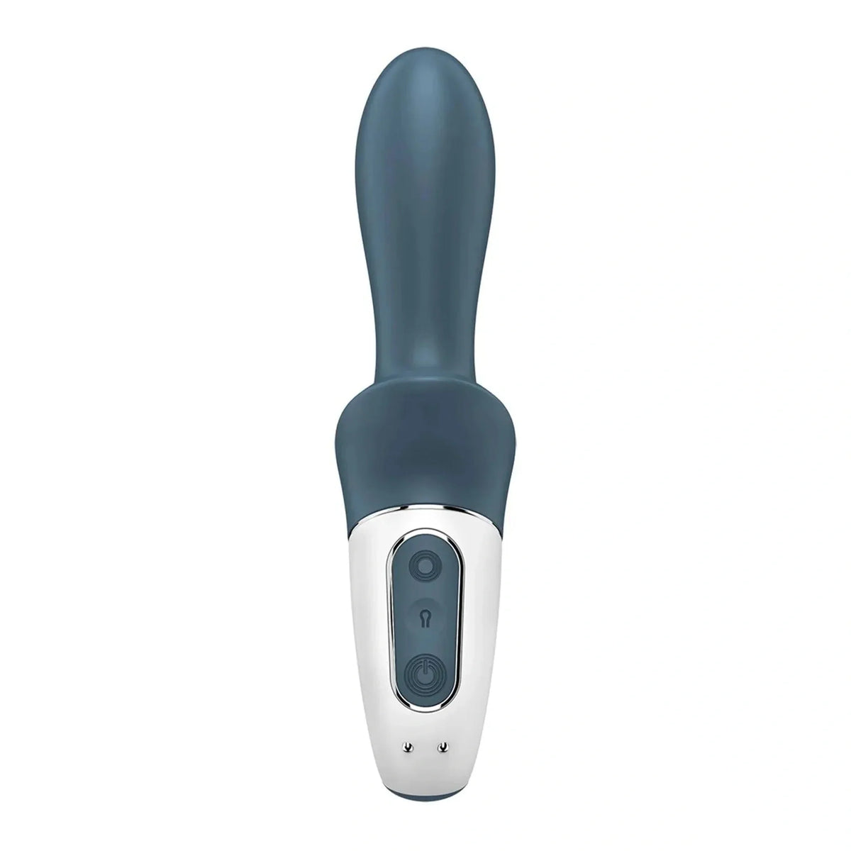 Pulsanti controllo vibratore anale inflabile Satisfyer Air Pump Booty 2 grigio scuro
