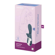 Scatola vibratore anale inflabile Satisfyer Air Pump Booty 2 grigio scuro