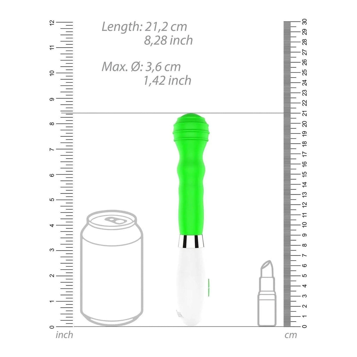 Alida - Ultra Soft Silicone - 10 Speeds - Green