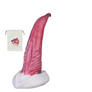 Dildo silicone rosa con sacchetto di stoffa YOGY