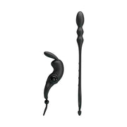 Set anello vibrante coniglietto e stimolatore anale nero separati