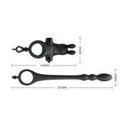Misure tecniche anello vibrante coniglietto e stimolatore anale mm